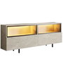Hanah Home Ekol Up - Soporte para TV Travertino